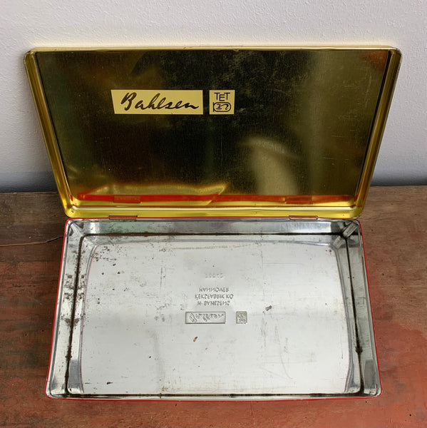 Vintage Blechdose Keksdose von Bahlsen