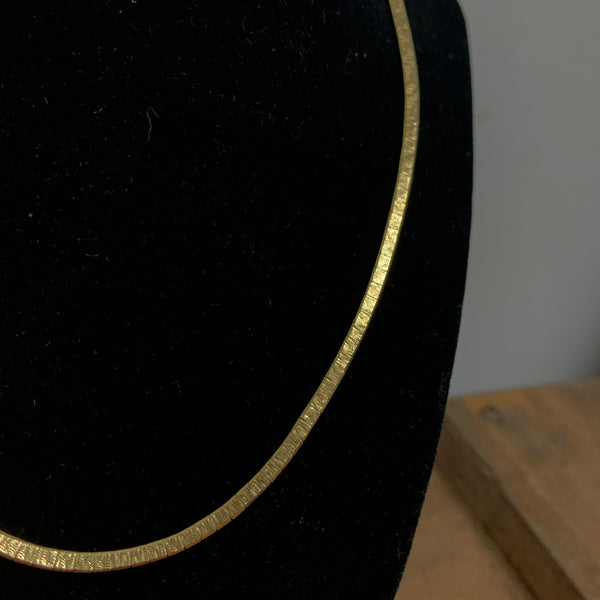 Vintage Collier Kette 750er Gold