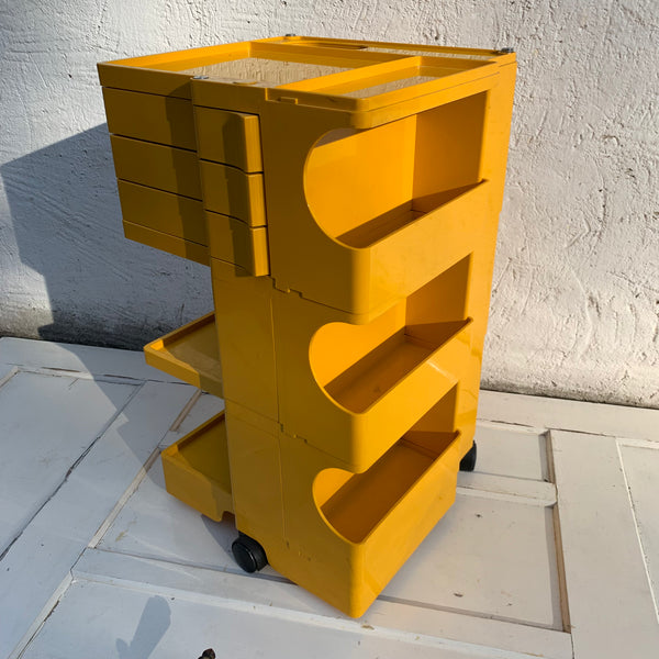 Rollcontainer Boby von Joe Colombo für Bieffeplast in gelb