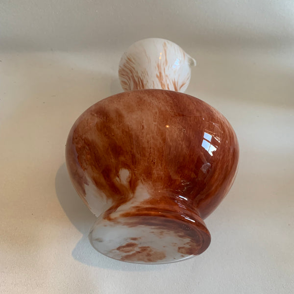 Opaline Florence Vase von Vetreria Barieri