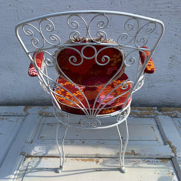 Vintage Gartenstuhl aus Eisen