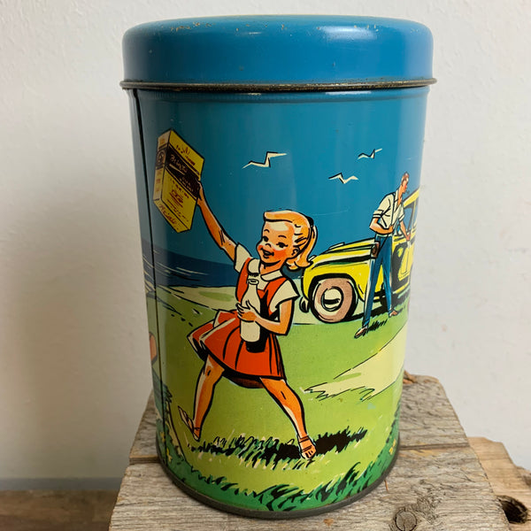 Sehr seltene Blechdose von Brinta