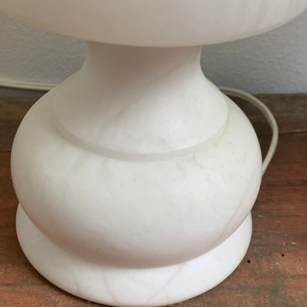 Ein paar vintage Nachttischlampen aus Alabaster