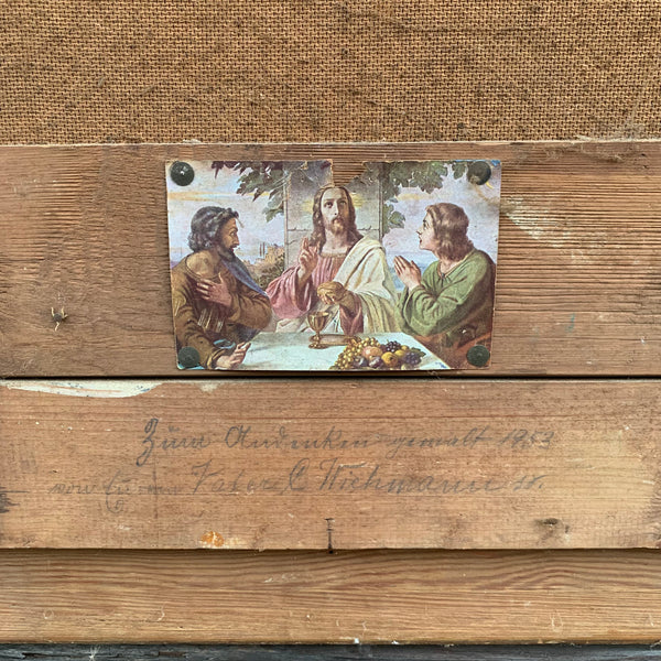 Sakrale Kunst Abendmahl in Emmaus Gemälde
