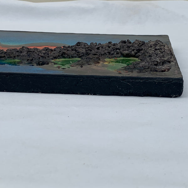 Fat Lava Künstler Wandkeramik Vulkan