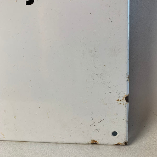 Emaille Schild Rauchen in der Gaskokerei verboten