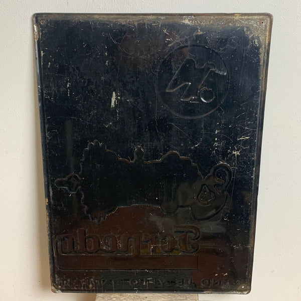 Vintage Blechschild Torpedo Freilaufnaben DRP
