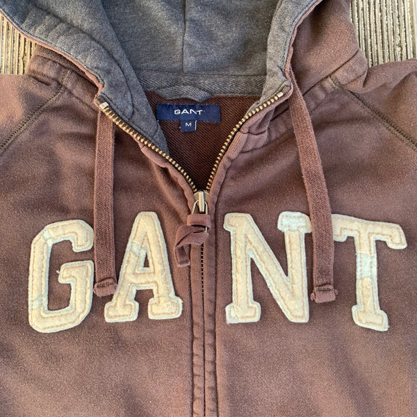GANT Zip Hoodie in Braun - Vintage