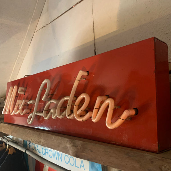 Vintage Neon Reklame Schild Mix Laden