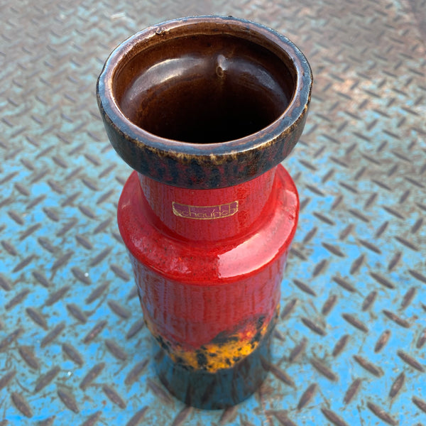 Fat Lava Keramik Vase von Scheurich 205-32