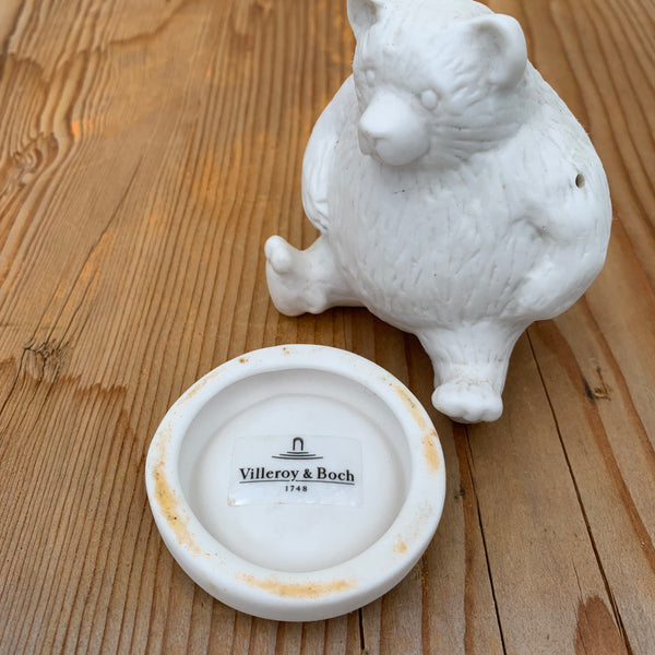 Biskuit Porzellan Bär von Villeroy und Boch