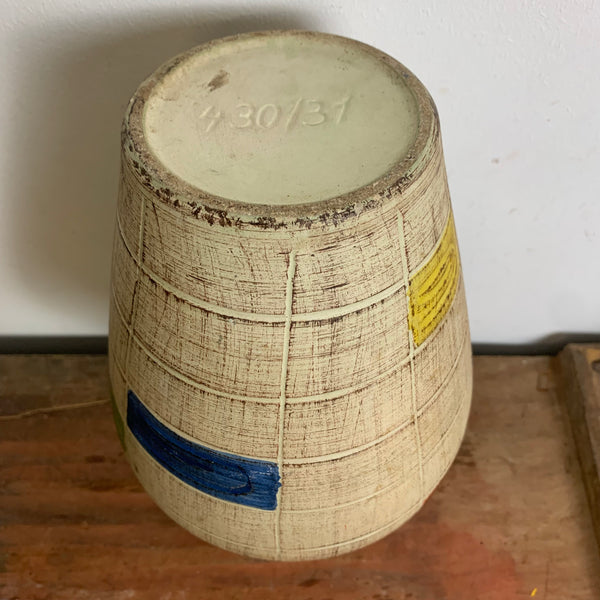Mid Century Edel Keramik Vase von Spara 430/31