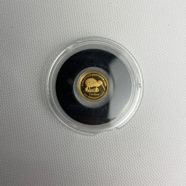 5 Gold Dollar Münze Kiwi Investment Staatswappen Nauru