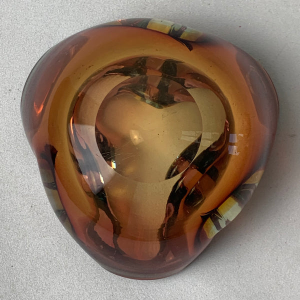 Dreifarbiger Murano Aschenbecher