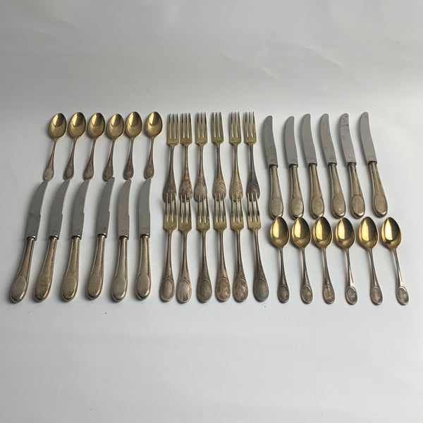 36 Teile Dessertbesteck / Obstbesteck von Wilkens 800er Silber