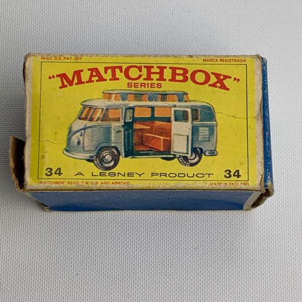 Matchbox Lesney No. 34 Volkswagen Camper mit Originalbox