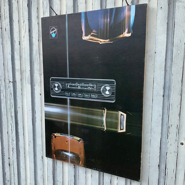 Blaupunkt Werbe Aufsteller / Schild / Autoradio