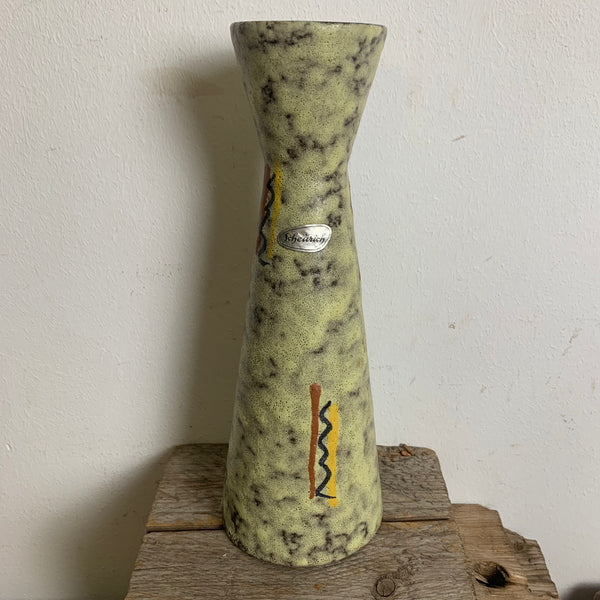 Mid Century Keramik Vase von Scheurich 520-22