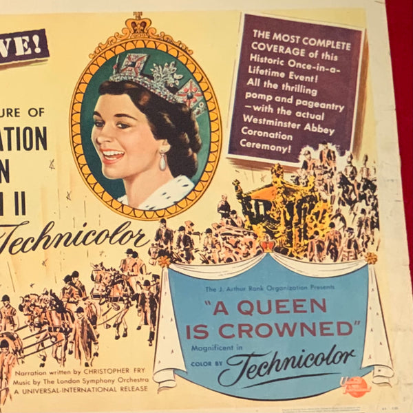 Filmplakat Technicolor – The Coronation of Queen Elizabeth II