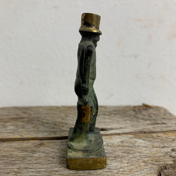 Kleine Bronze Skulptur Wasserträger