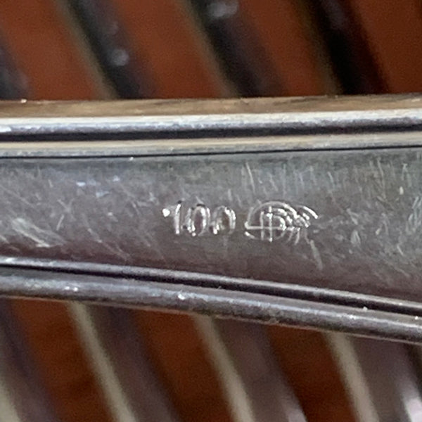 Versilbertes Jugendstil Besteck