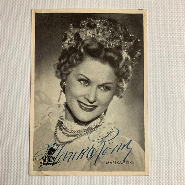 Autogramm Marika Rökk