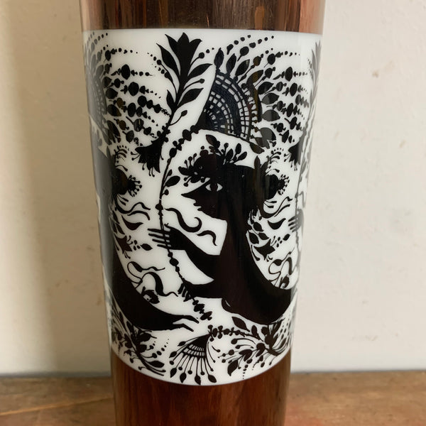 Seltene Kupferfarbene Vase Rosenthal Studio Linie von Björn Wiinblad