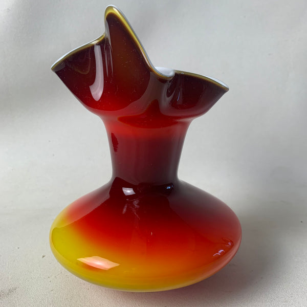 Vintage Falten Vase von Dargan Drobnjak