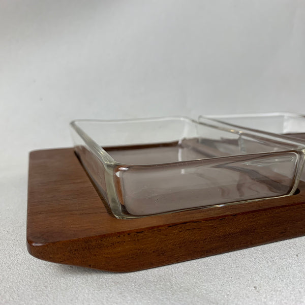 Vintage Mid Century Danish Design Wooden Tray