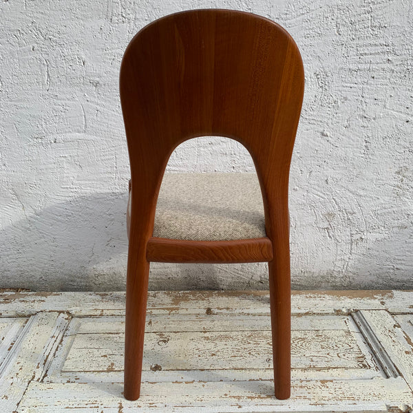 4 dänische Teakholz Stühle Morten von Niels Koefoed für Koefoed Hornslet