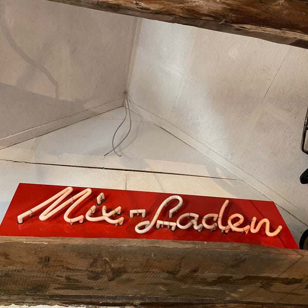 Vintage Neon Reklame Schild Mix Laden
