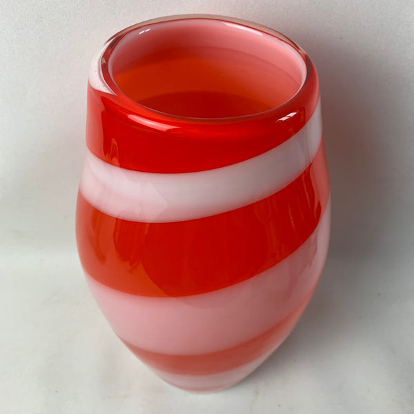 Große zweifarbige Murano Vase