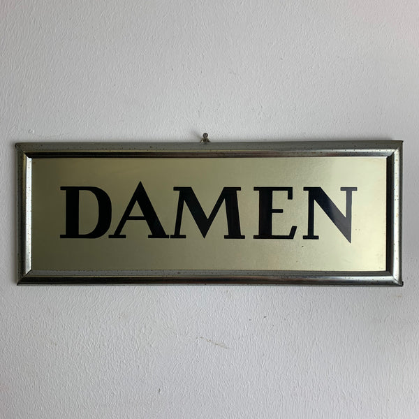 Vintage Schild Damen