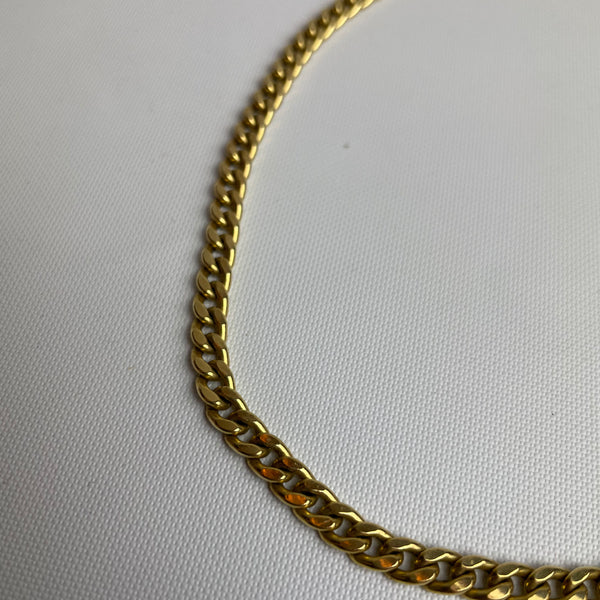 Damen Panzerkette von FBM aus Gold