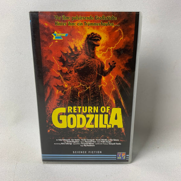 VHS Video Kassette Return of Godzilla