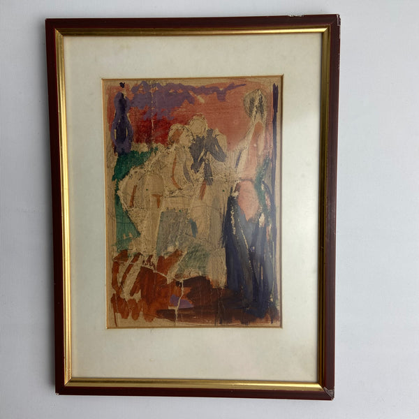 Tuschezeichnung von Erich Glette