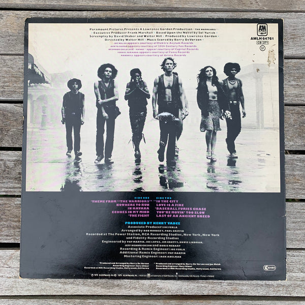 LP The Warriors the Original Motion Picture Soundtrack