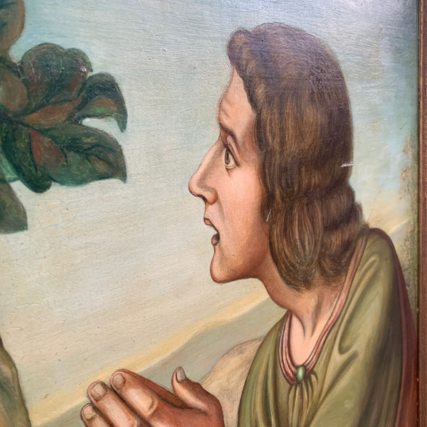 Sakrale Kunst Abendmahl in Emmaus Gemälde