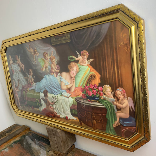 Schlafzimmerbild mit Engel Bild