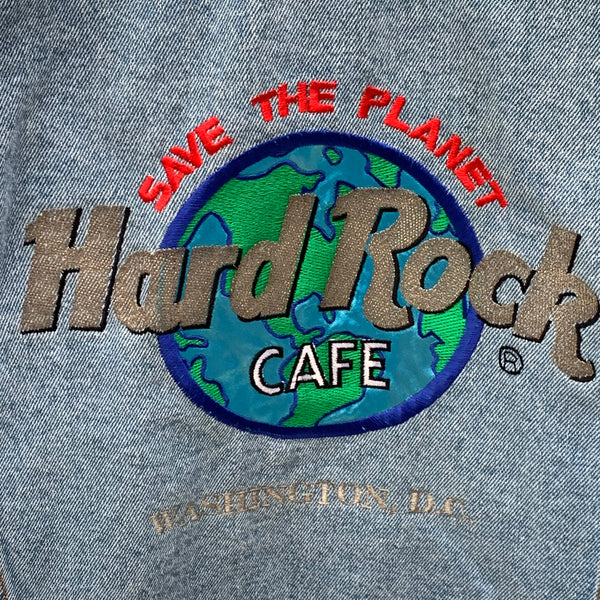 Vintage Jeans Jacke Hard Rock Café Washington DC