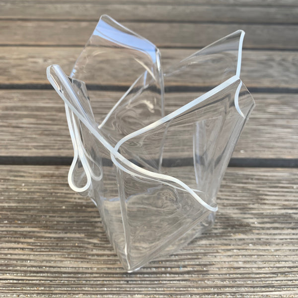 Vintage Acrylglas Vase