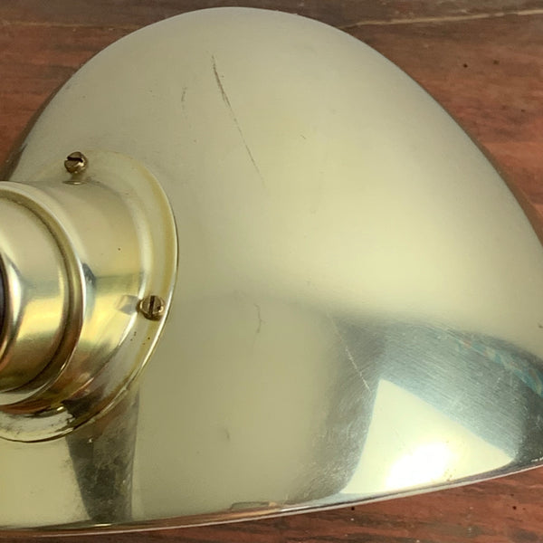 Vintage goldene Schwanenhals Lampe