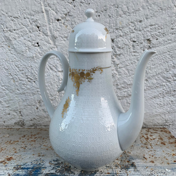 Kaffeekanne Romanze in Dur Gold von Björn Wiinblad für Rosenthal