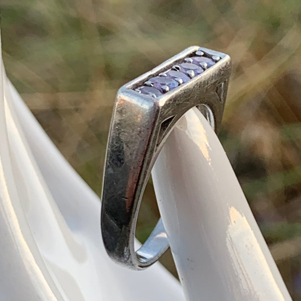 Sterling Silber Ring mit Tansanit