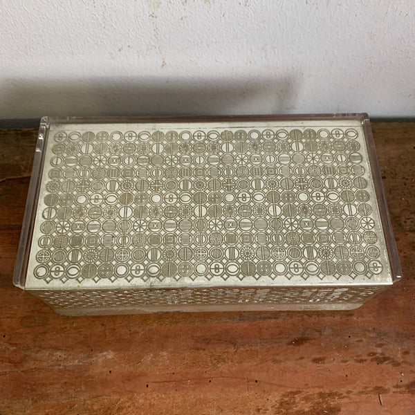 Vintage Plexiglas Serviertendose von WMF
