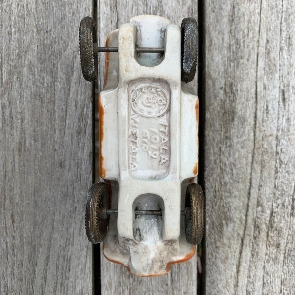 Vintage RIP Vietata Miniature Ceramic Car Decanter 1912 Itala