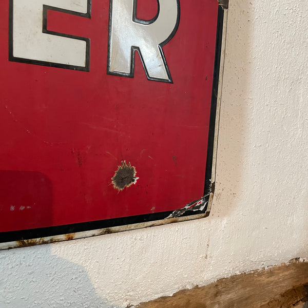 Emailleschild Haake Beck Bier