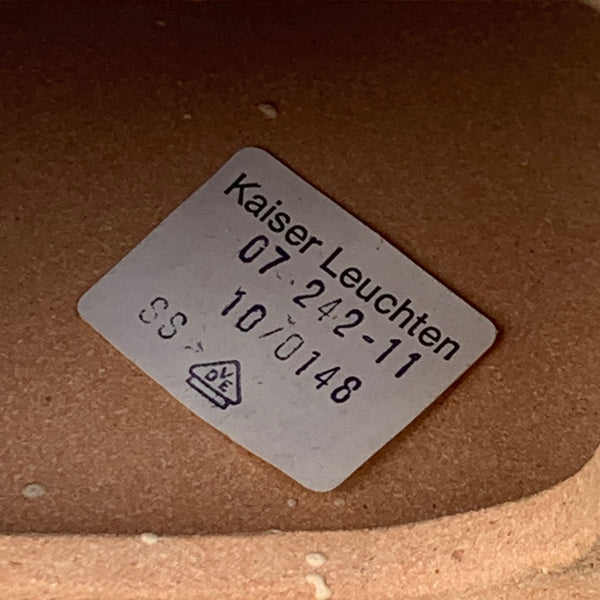 Keramik Tischlampe von Kaiser Leuchten