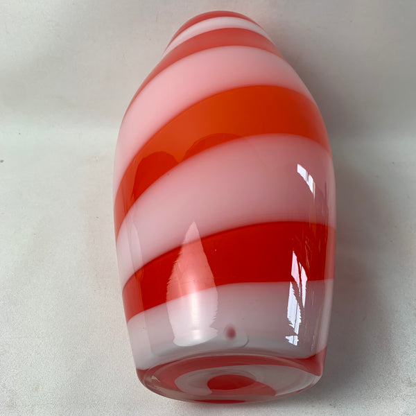 Große zweifarbige Murano Vase