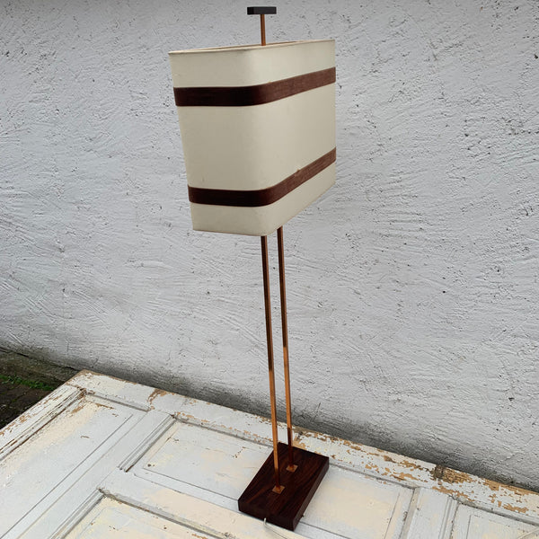 Vintage Stehlampe Quadra Silk de Luxe